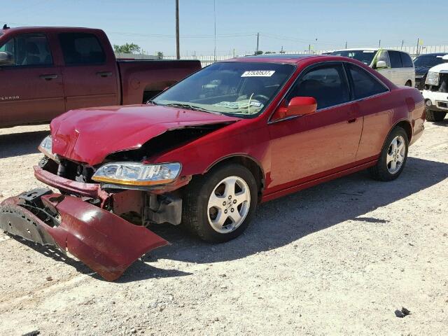 1HGCG2255XA014155 - 1999 HONDA ACCORD EX RED photo 2