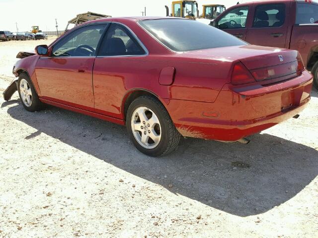 1HGCG2255XA014155 - 1999 HONDA ACCORD EX RED photo 3