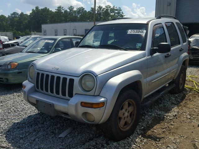 1J4GK58K02W307593 - 2002 JEEP LIBERTY LI SILVER photo 2