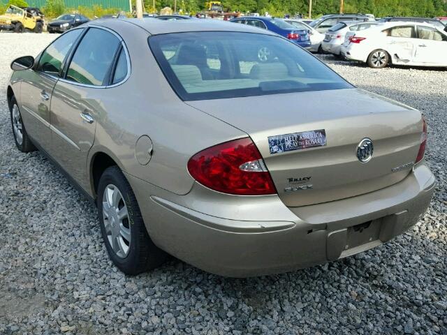 2G4WC532X51335155 - 2005 BUICK LACROSSE GOLD photo 3