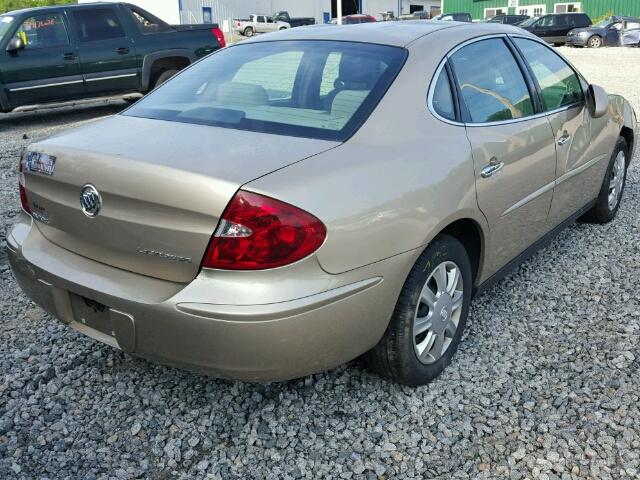 2G4WC532X51335155 - 2005 BUICK LACROSSE GOLD photo 4