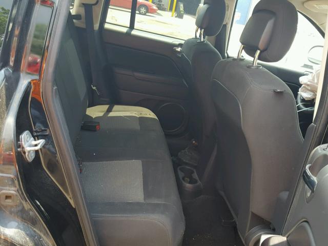 1C4NJDBB7CD539690 - 2012 JEEP COMPASS SP BLACK photo 6