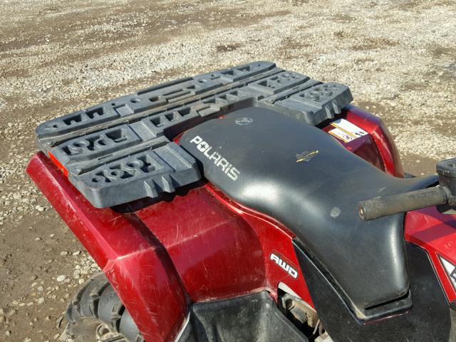 4XAMN76A08A240481 - 2008 POLARIS SPORTSMAN RED photo 6