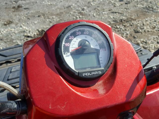 4XAMN76A08A240481 - 2008 POLARIS SPORTSMAN RED photo 8
