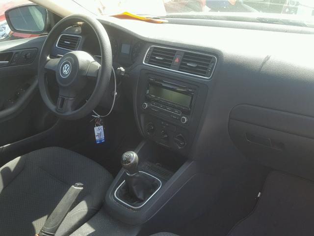 3VW1K7AJ5EM365371 - 2014 VOLKSWAGEN JETTA BASE 灰色 照片 9