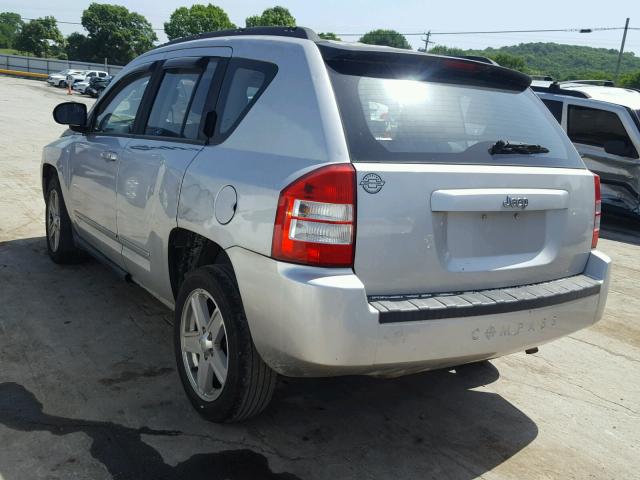 1J4NT4FB8AD574248 - 2010 JEEP COMPASS SP SILVER photo 3