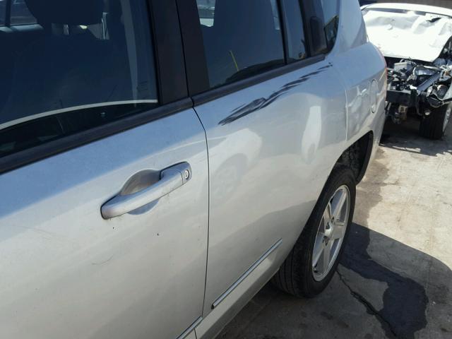 1J4NT4FB8AD574248 - 2010 JEEP COMPASS SP SILVER photo 9
