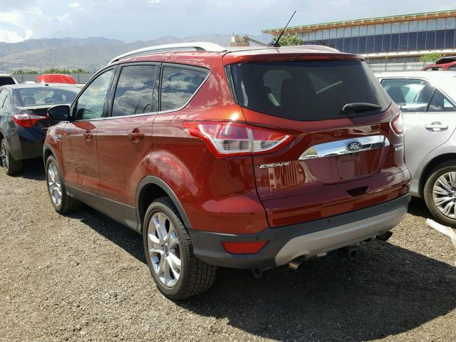 1FMCU0JX3EUE21106 - 2014 FORD ESCAPE TIT RED photo 3