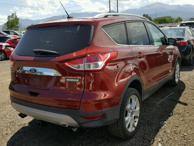1FMCU0JX3EUE21106 - 2014 FORD ESCAPE TIT RED photo 4