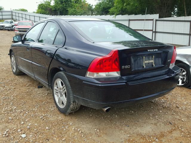 YV1RS592572616739 - 2007 VOLVO S60 2.5T BLUE photo 3