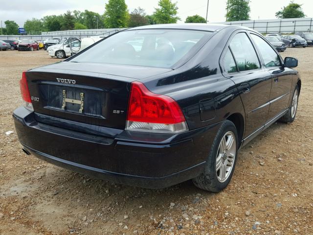 YV1RS592572616739 - 2007 VOLVO S60 2.5T BLUE photo 4