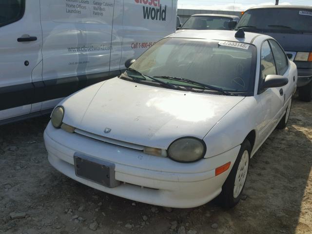 1B3ES47CXWD587799 - 1998 DODGE NEON HIGHL WHITE photo 2