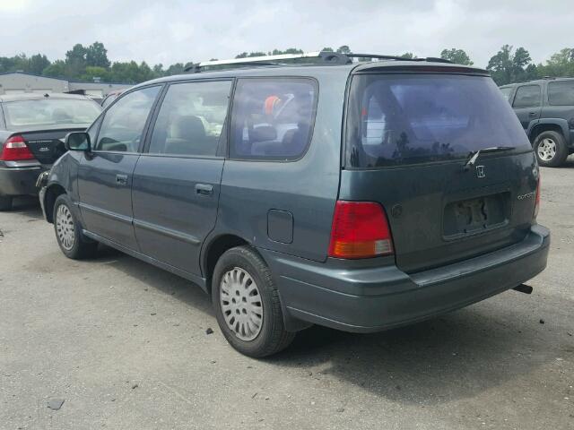 JHMRA1861VC009085 - 1997 HONDA ODYSSEY GREEN photo 3