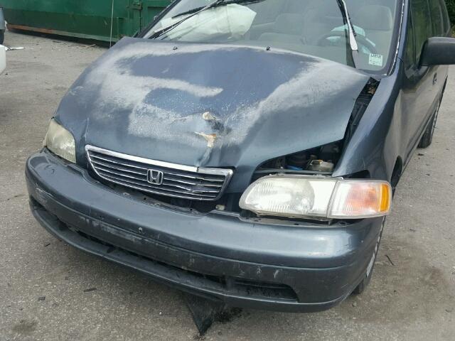 JHMRA1861VC009085 - 1997 HONDA ODYSSEY GREEN photo 9