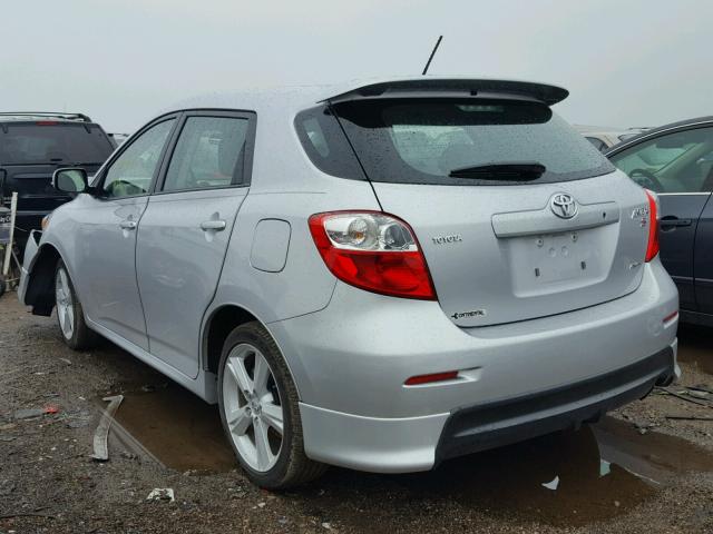 2T1LE4EE1AC014460 - 2010 TOYOTA COROLLA MA SILVER photo 3