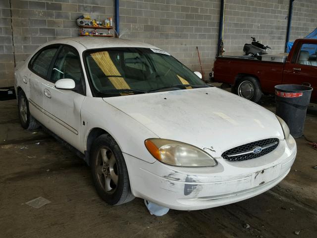 1FAFP552X1A242535 - 2001 FORD TAURUS SES WHITE photo 1