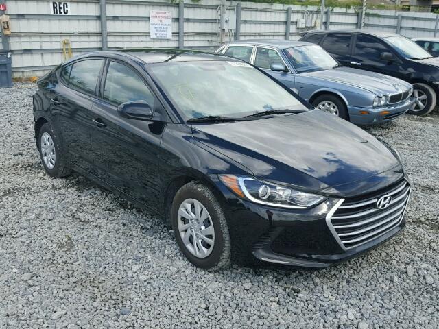 5NPD74LF1HH143106 - 2017 HYUNDAI ELANTRA SE BLACK photo 1