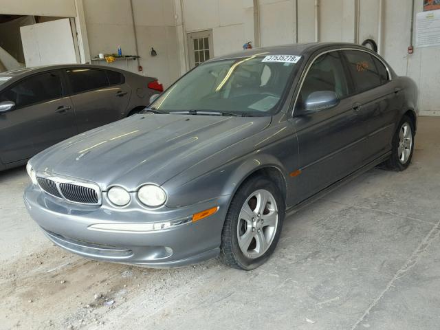 SAJEA51C42WC44120 - 2002 JAGUAR X-TYPE 3.0 GRAY photo 2