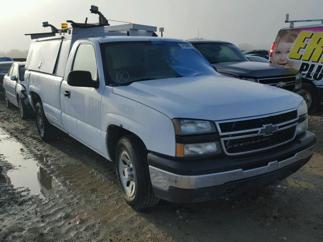 3GCEC14X46G252459 - 2006 CHEVROLET SILVERADO WHITE photo 1