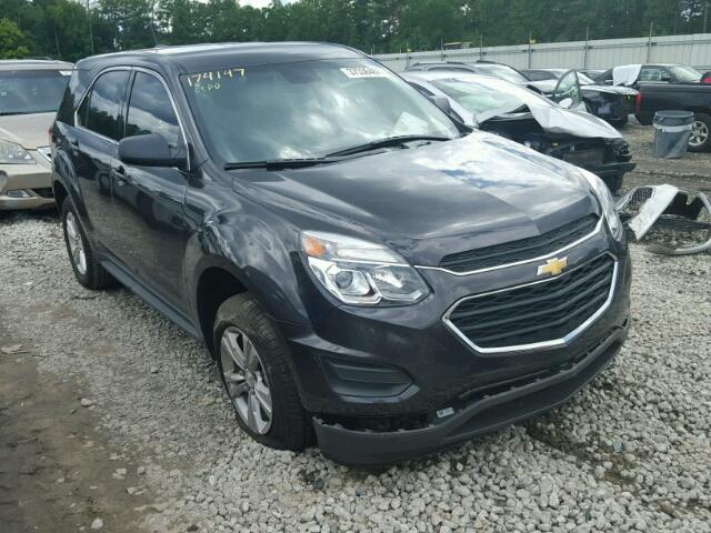 2GNALBEK3G6318530 - 2016 CHEVROLET EQUINOX LS CHARCOAL photo 1