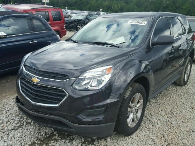 2GNALBEK3G6318530 - 2016 CHEVROLET EQUINOX LS CHARCOAL photo 2