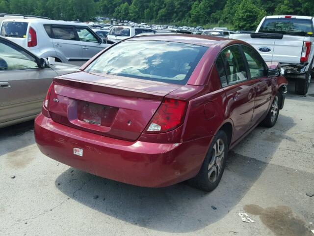 1G8AL52F65Z142019 - 2005 SATURN ION LEVEL MAROON photo 4