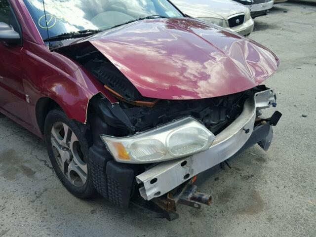 1G8AL52F65Z142019 - 2005 SATURN ION LEVEL MAROON photo 9