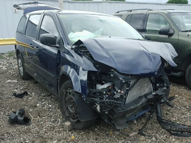 2C4RDGBG0ER162416 - 2014 DODGE GRAND CARA BLUE photo 1