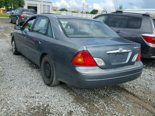 4T1BF28B9YU031224 - 2000 TOYOTA AVALON GRAY photo 3