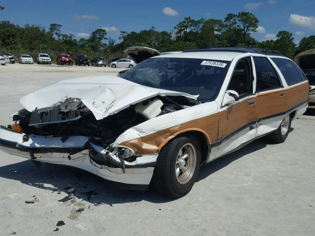 1G4BR82P9SR426853 - 1995 BUICK ROADMASTER WHITE photo 2