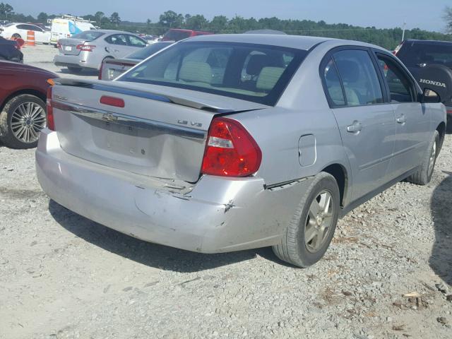 1G1ZT54865F325566 - 2005 CHEVROLET MALIBU LS ვერცხლისფერი ფოტო 4