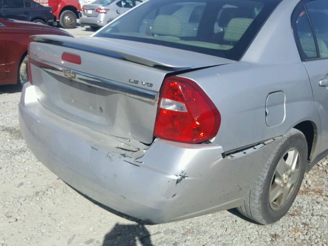 1G1ZT54865F325566 - 2005 CHEVROLET MALIBU LS ვერცხლისფერი ფოტო 9