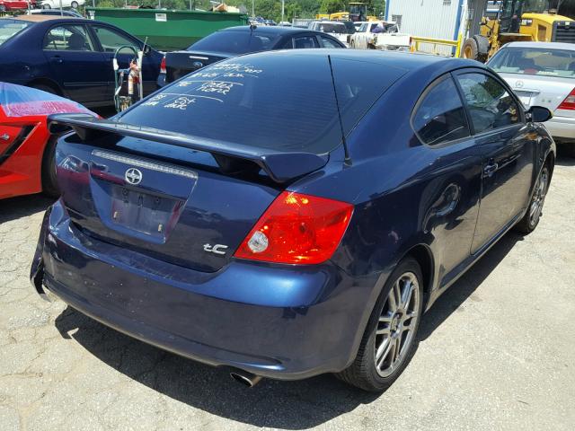JTKDE177960080198 - 2006 TOYOTA SCION TC 蓝色 照片 4