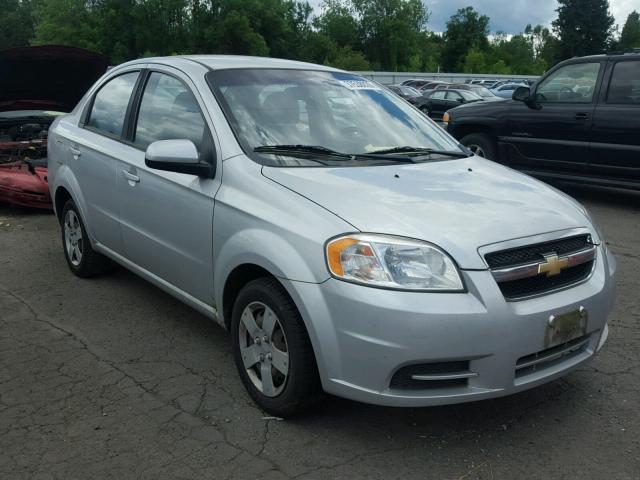 KL1TD5DE2BB124869 - 2011 CHEVROLET AVEO LS SILVER photo 1