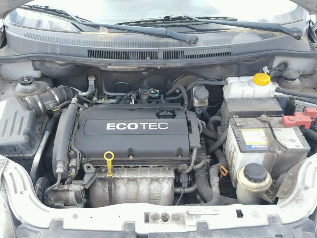 KL1TD5DE2BB124869 - 2011 CHEVROLET AVEO LS SILVER photo 7