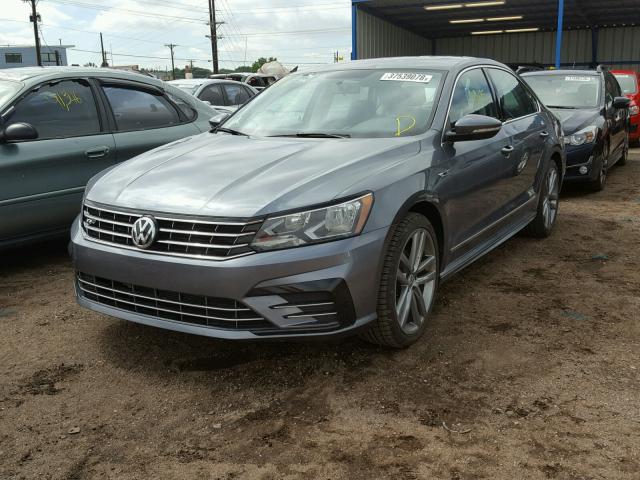 1VWDT7A38HC040456 - 2017 VOLKSWAGEN PASSAT R-L SILVER photo 2