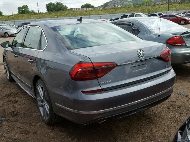 1VWDT7A38HC040456 - 2017 VOLKSWAGEN PASSAT R-L SILVER photo 3