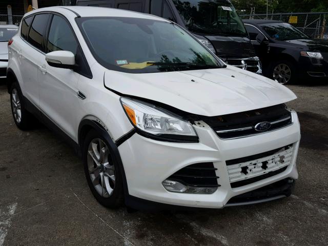 1FMCU9H91DUB99384 - 2013 FORD ESCAPE SEL WHITE photo 1