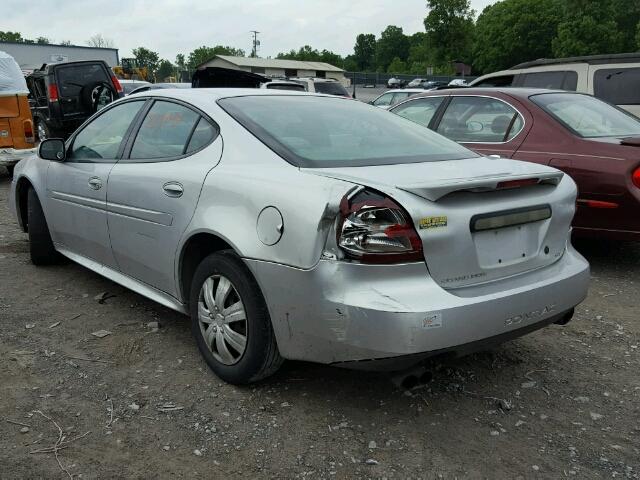 2G2WP522341209975 - 2004 PONTIAC GRAND PRIX GRAY photo 3