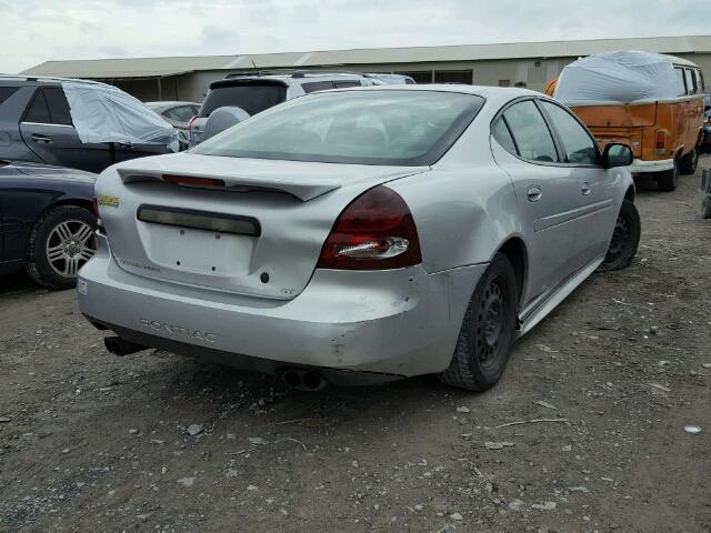 2G2WP522341209975 - 2004 PONTIAC GRAND PRIX GRAY photo 4