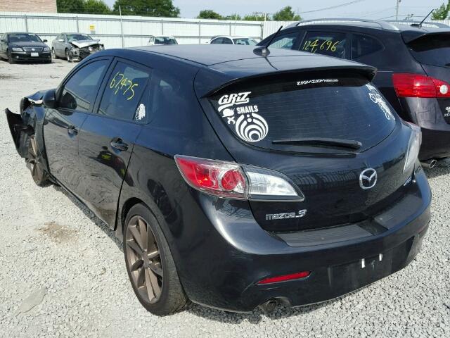 JM1BL1M71C1595663 - 2012 MAZDA 3 I BLACK photo 3