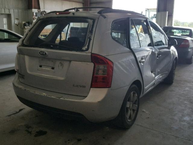 KNAFG526387131234 - 2008 KIA RONDO LX/E SILVER photo 4