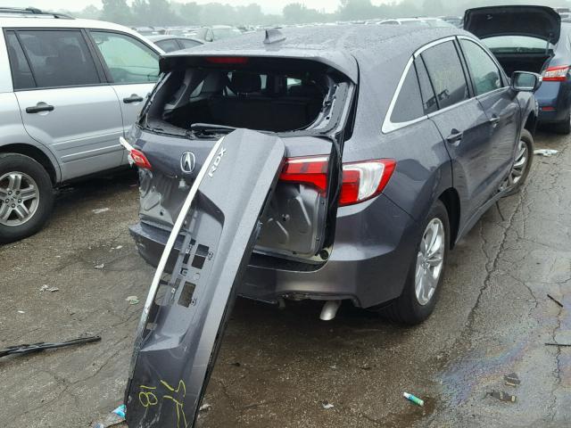 5J8TB3H39JL004136 - 2018 ACURA RDX BASE GRAY photo 4