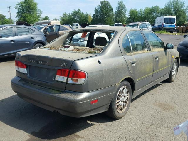 JNKCP11A4XT016148 - 1999 INFINITI G20 GRAY photo 4