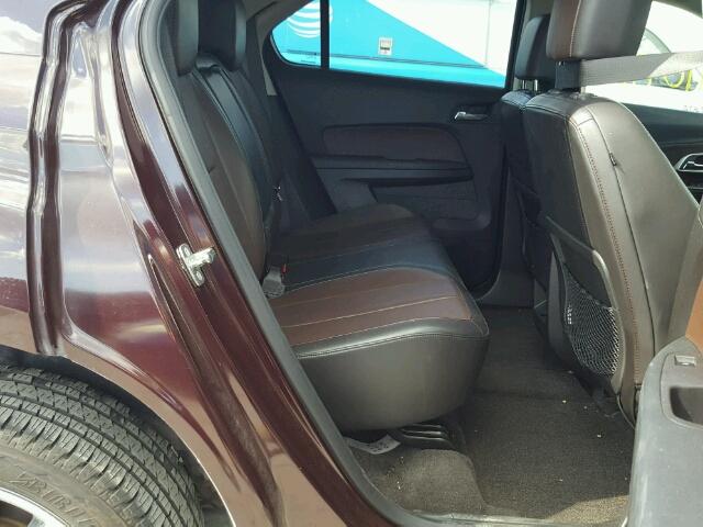 2CNALFEC4B6465128 - 2011 CHEVROLET EQUINOX LT MAROON photo 6