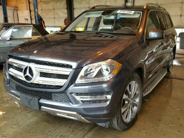 4JGDF2EE3GA700143 - 2016 MERCEDES-BENZ GL 350 BLU GRAY photo 2