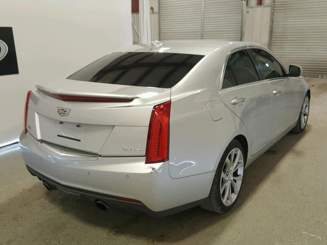 1G6AB5RX7F0135399 - 2015 CADILLAC ATS LUXURY SILVER photo 4