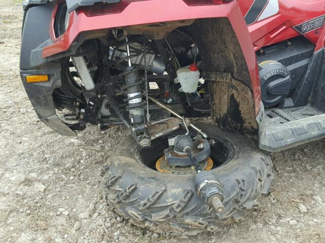 4XASHE576HA088697 - 2017 POLARIS SPORTSMAN MAROON photo 9