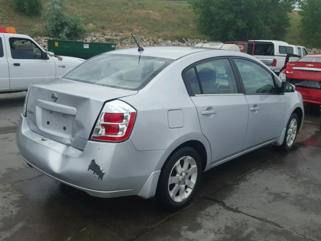 3N1AB61E58L707009 - 2008 NISSAN SENTRA 2.0 SILVER photo 4