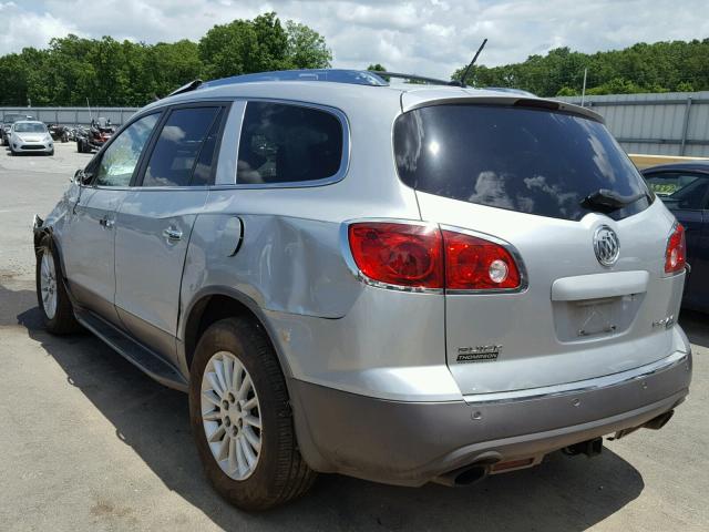 5GAKRBED9BJ205983 - 2011 BUICK ENCLAVE CX SILVER photo 3
